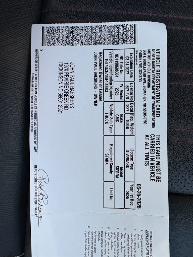 2025 GMC Sierra 2500 HD AT4X