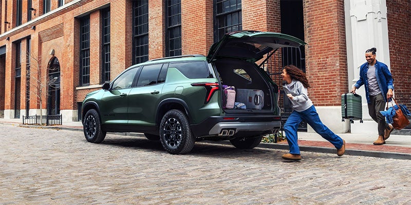 2027 Chevy Traverse with Trunk Open
